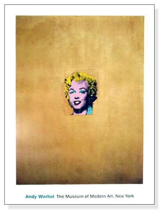 額装品/Gold Marilyn Monroe/アンディ ウォーホル/ポスター