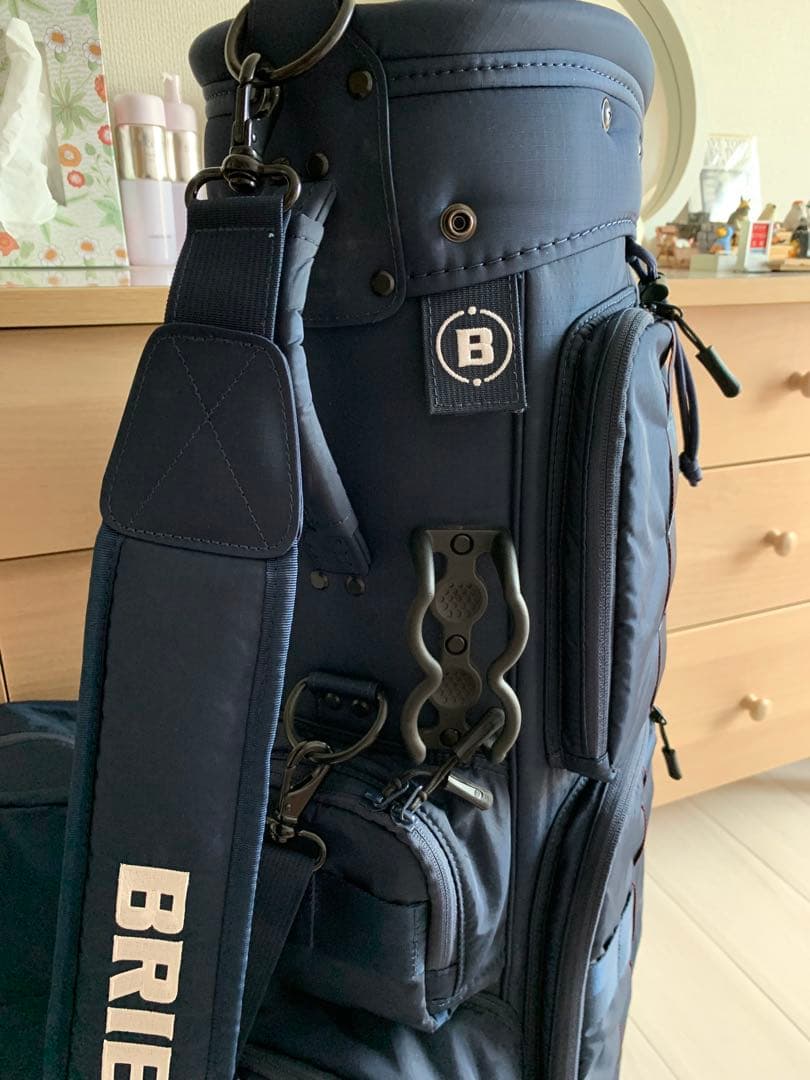 BRIEFING ネイビー キャディバッグ　CR-6 8.5型　美品