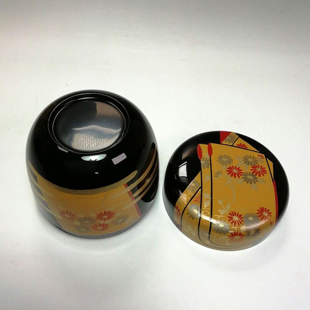 Ｓ６０５　棗　『即中斎好　誰ヶ袖蒔絵』『四季棗』『塗師　中村湖彩作』共箱　茶道具