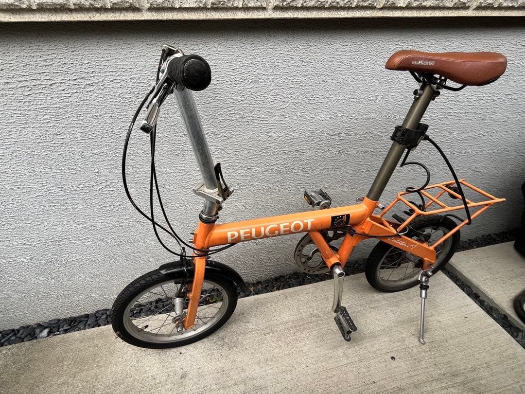 PEUGEOT 折り畳み自転車コリブリ　オレンジ(北海道、沖縄除く)