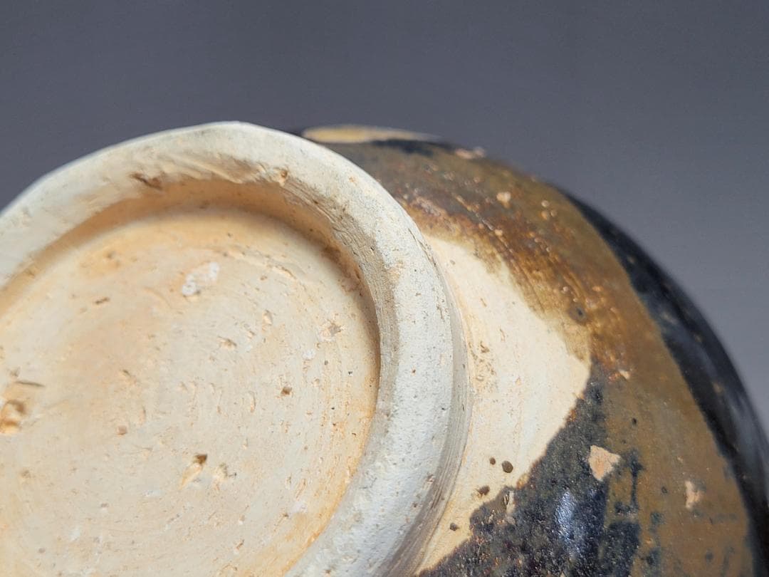 黑釉 窯変紋 天目瓶 宋元時代 高さ約22.1cm