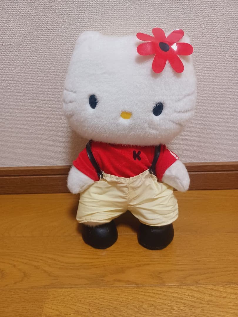 サンリオ　ハローキティ　可動　ぬいぐるみ　レトロ　ヴィンテージ　1999年