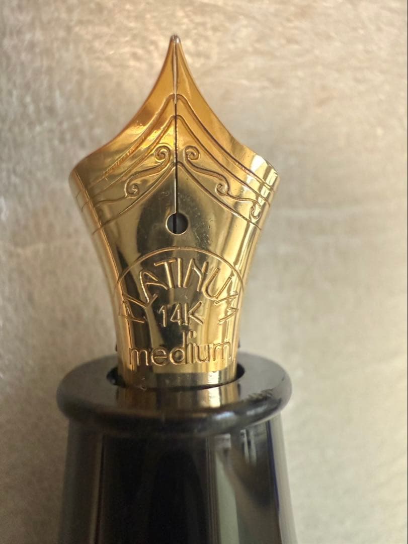 プラチナ万年筆　グラマー14金