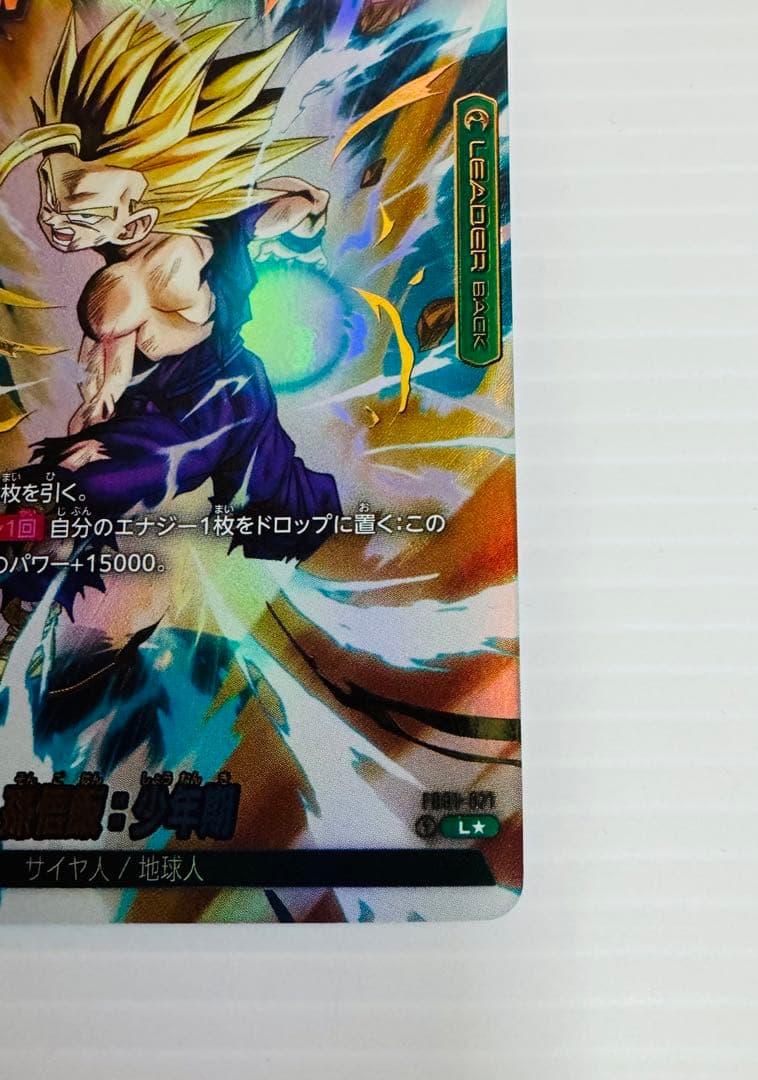 新品 ドラゴンボールカード 覚醒の鼓動 孫悟飯 少年期 リーダーパラレル 匿名