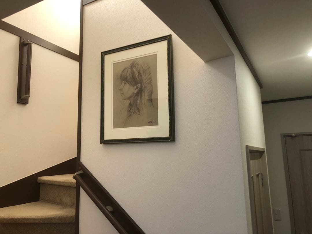 鑑定団　山岸正巳（安井曽太郎一番弟子）パステル画　絵画　真筆肉筆　直筆サイン落款