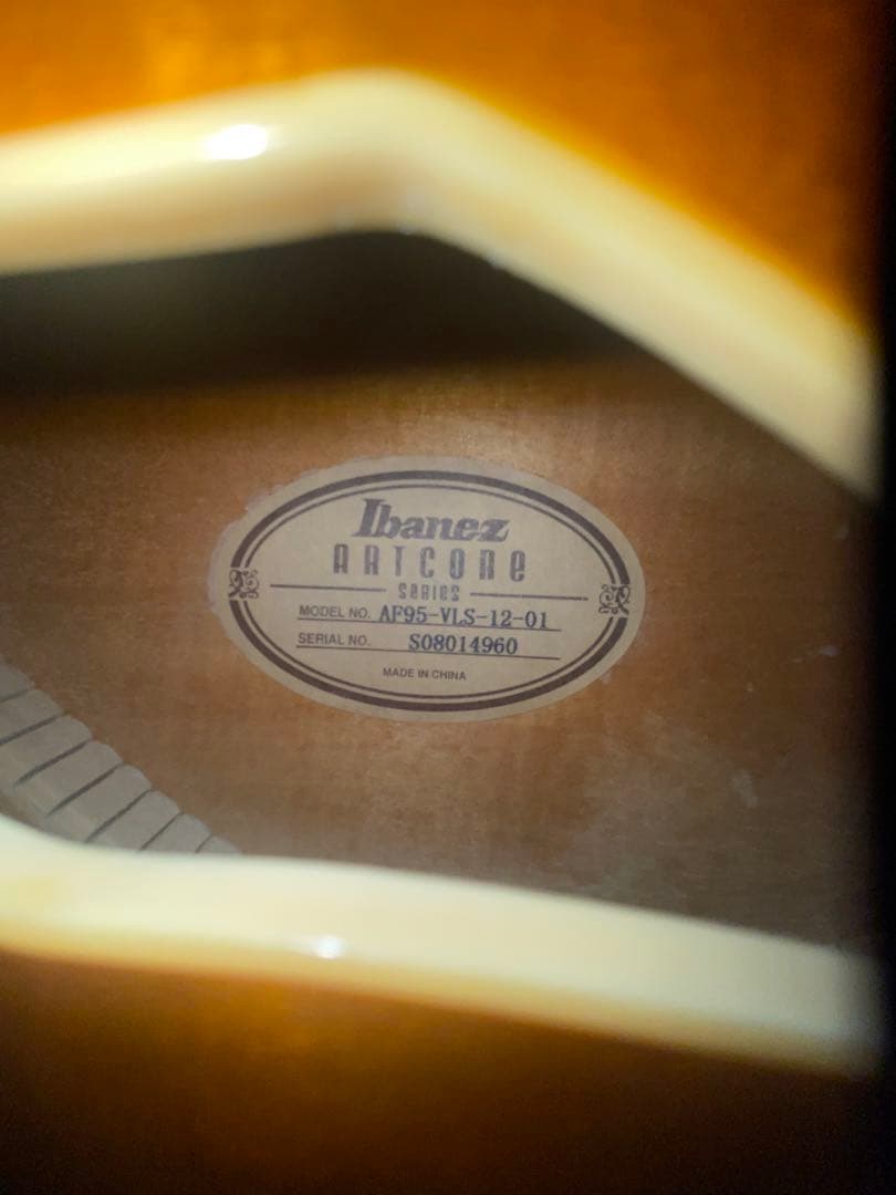 緊急最終値下げ！Ibanez ARTCORE AF95-VLS-12-01