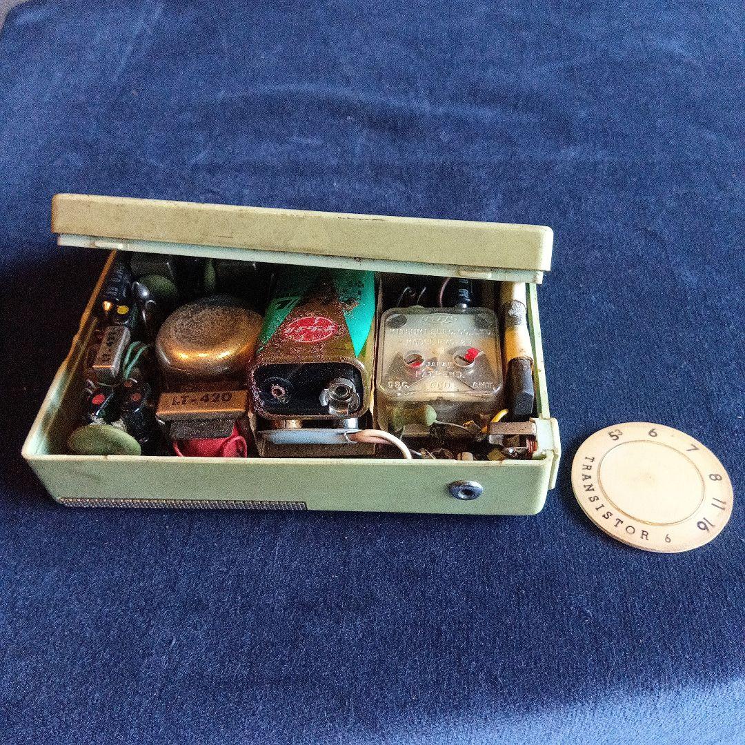 ジャンク品　トランジスタ　ラジオ　レトロ　ヴィンテージ