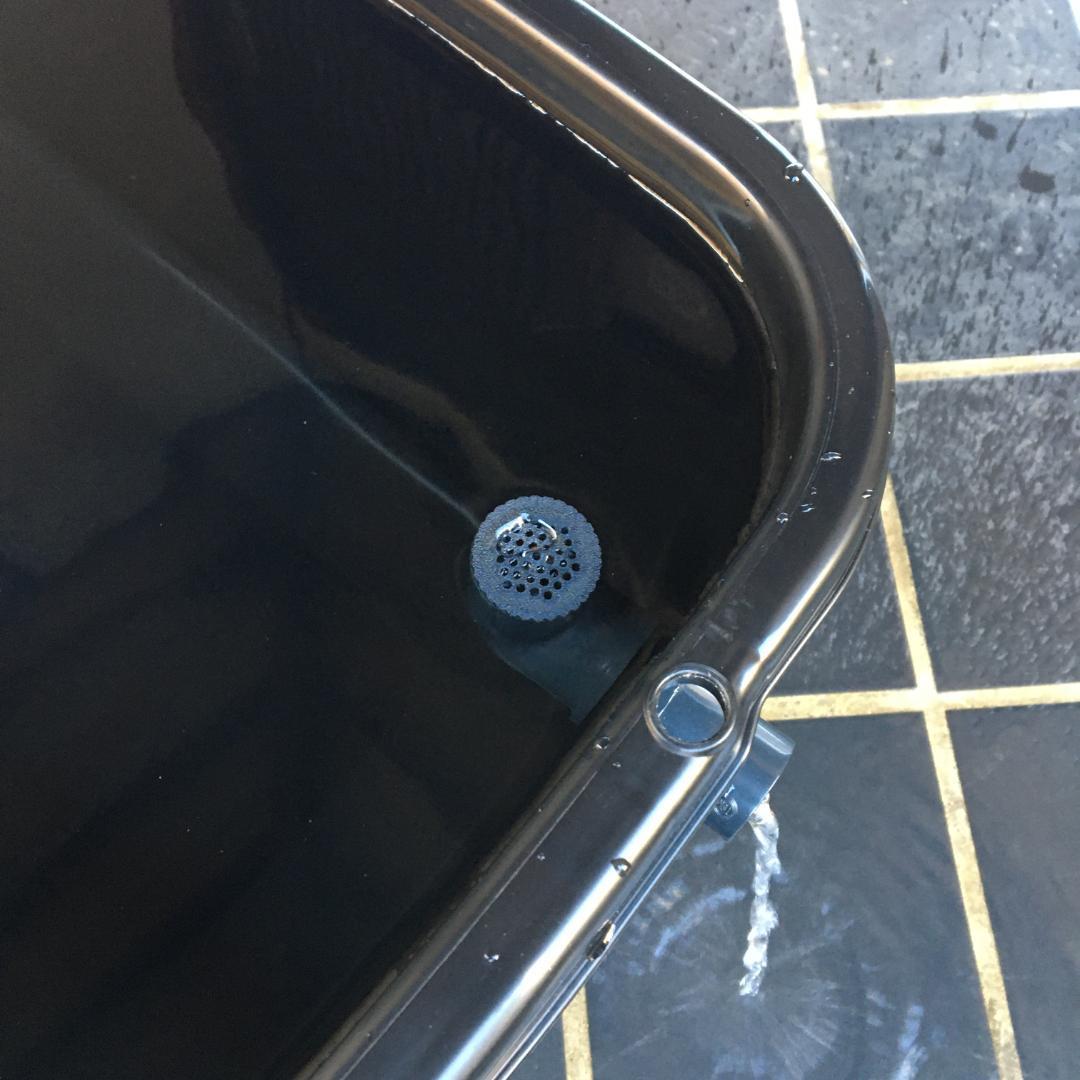 オーバーフロー加工用穴あきキャップ(黒)x50個 16A継手用 メダカ飼育ケース