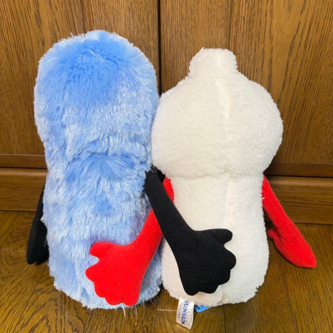 パペットスンスン おすわりBigぬいぐるみ スンスン＆ノンノン セット