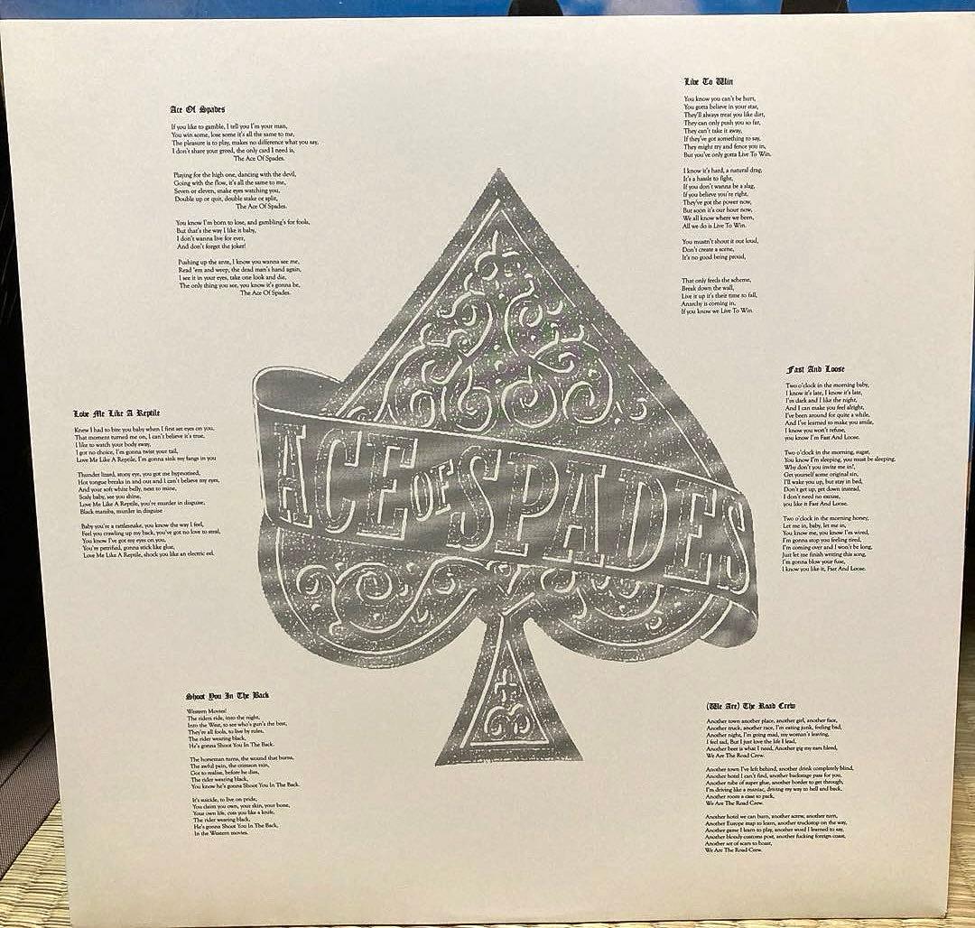 Motörhead Ace of Spades モーターヘッド レコード LP