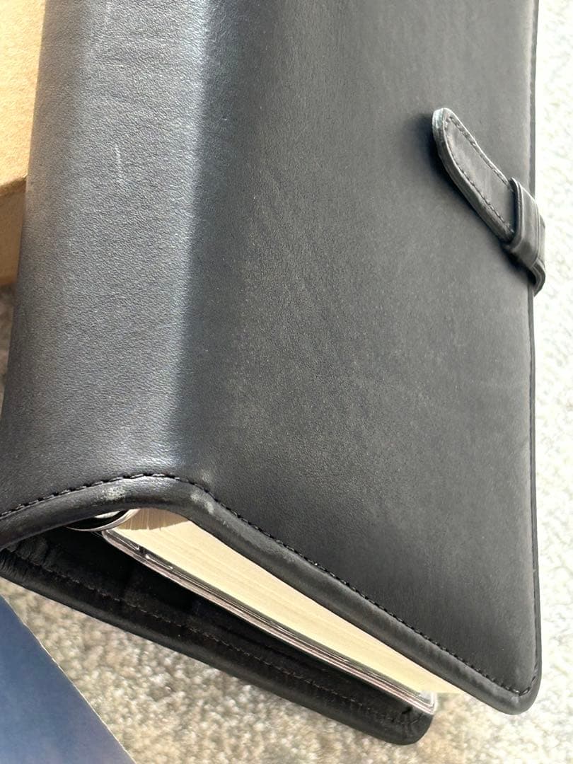 OLD COACH オールドコーチ システム手帳 6リング ブラック ビンテージ