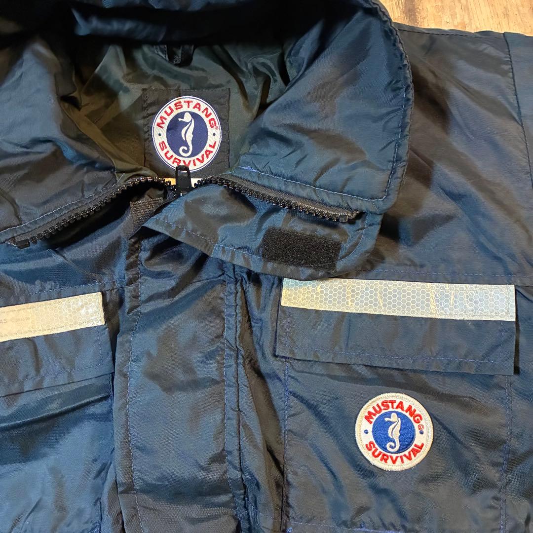 マスタングサバイバル　フローテーションジャケット　防寒　ネイビーブルー　XL
