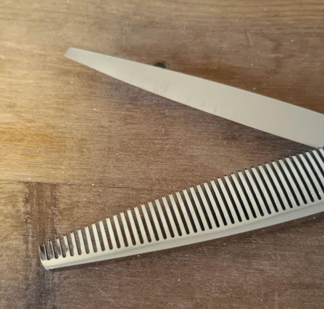 トリミング スキバサミ　D-642iv　セニング プロ用メガネハンドル