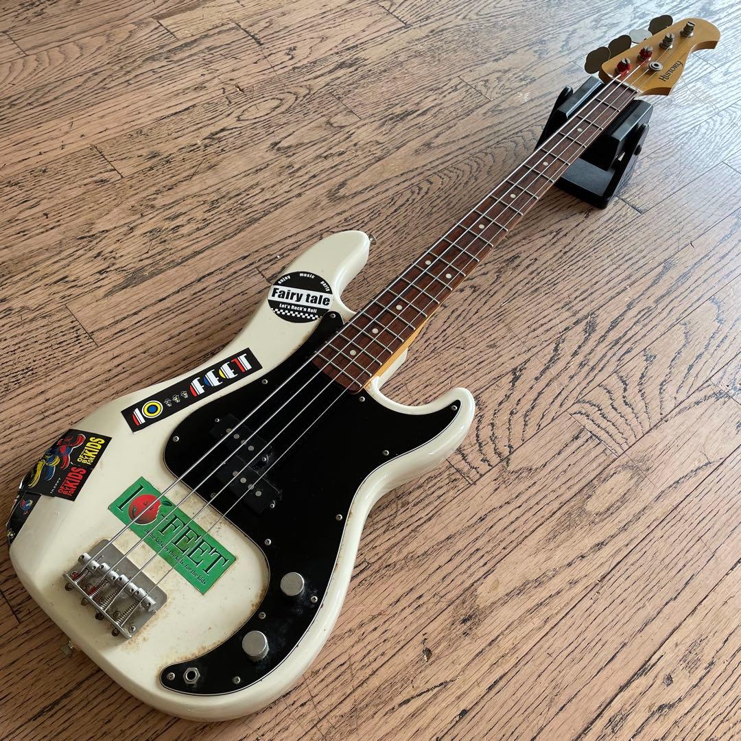 History ヒストリー エレキベース SZP-1 PB ホワイト 白