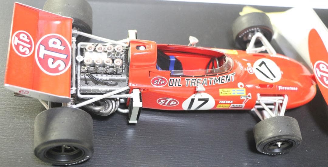 超希少　SPARK 　マーチ７１１　１９７１モナコ　Ｒ・ピーターソン 1/18