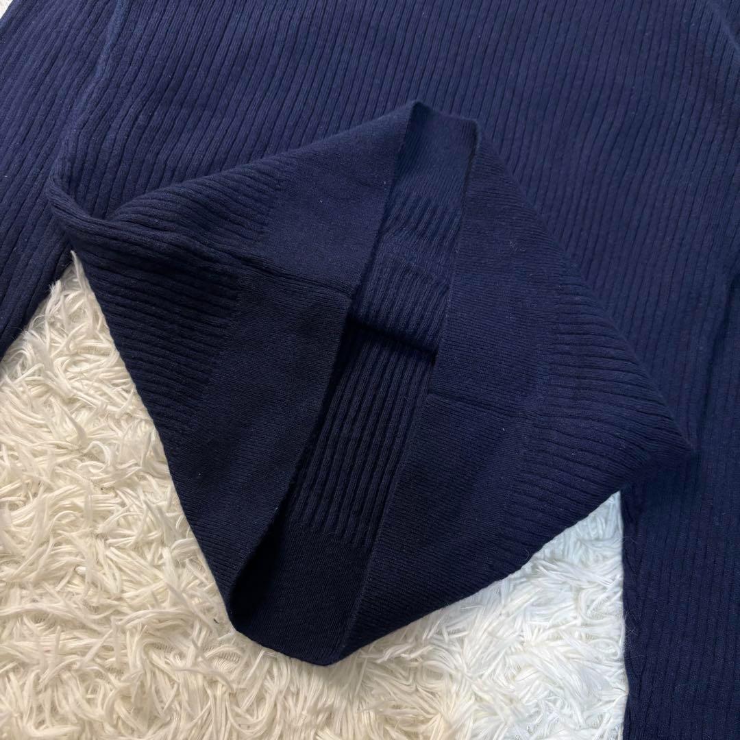 極美品✨ パーリーゲイツ ニット プルオーバー カシミヤ ハイネック 6 XL