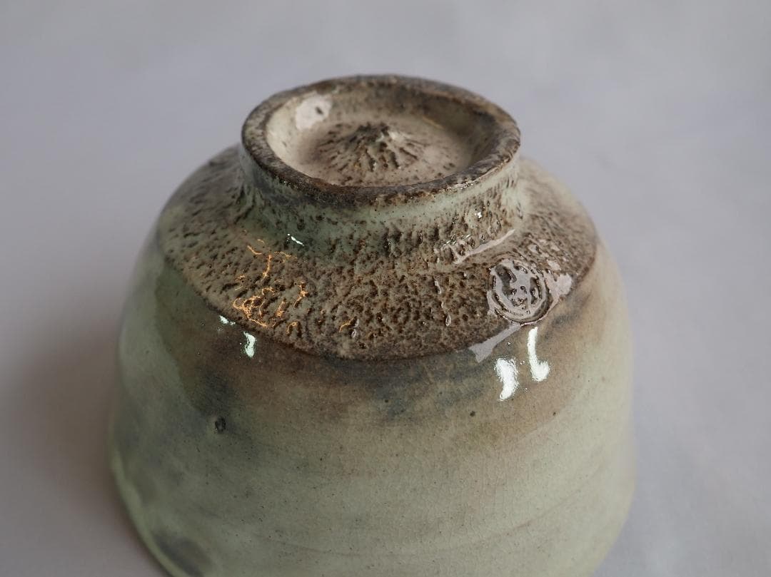 裏千家15世鵬雲斎御書付『萩焼茶碗』12代田原陶兵衛造 (共箱)