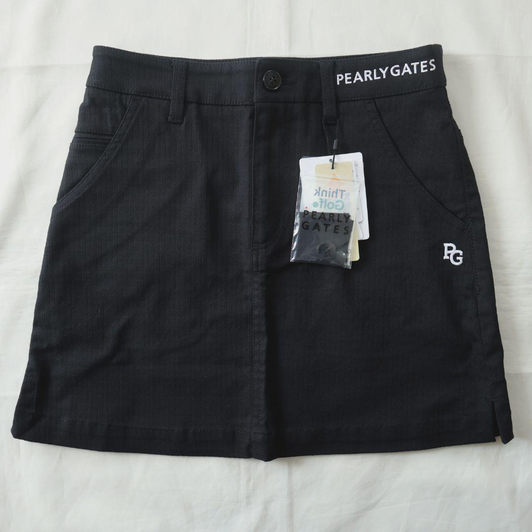 新品！パーリーゲイツ PEARLYGATES ダイヤストレッチ ゴルフスカート黒