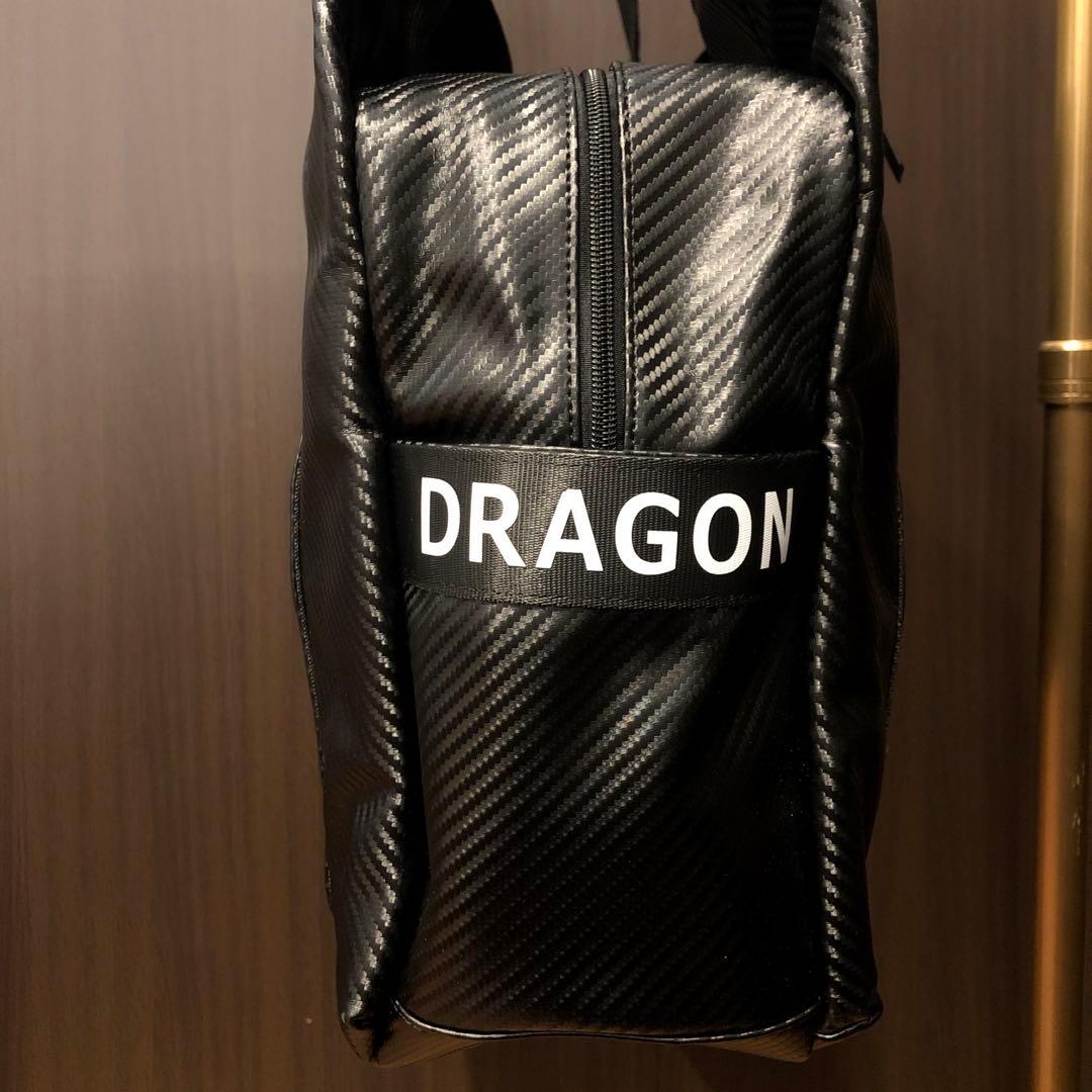 【新品】ダンスウィズドラゴン D3-320010 カーボンレザートートバッグ 黒