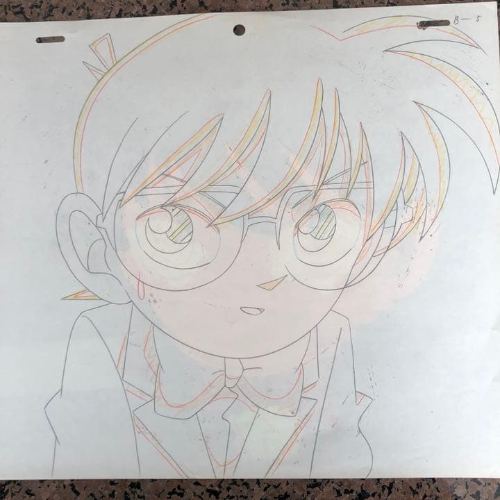 名探偵コナン(青山剛昌) セル画。海外の富裕層でも人気が出てきているようです。