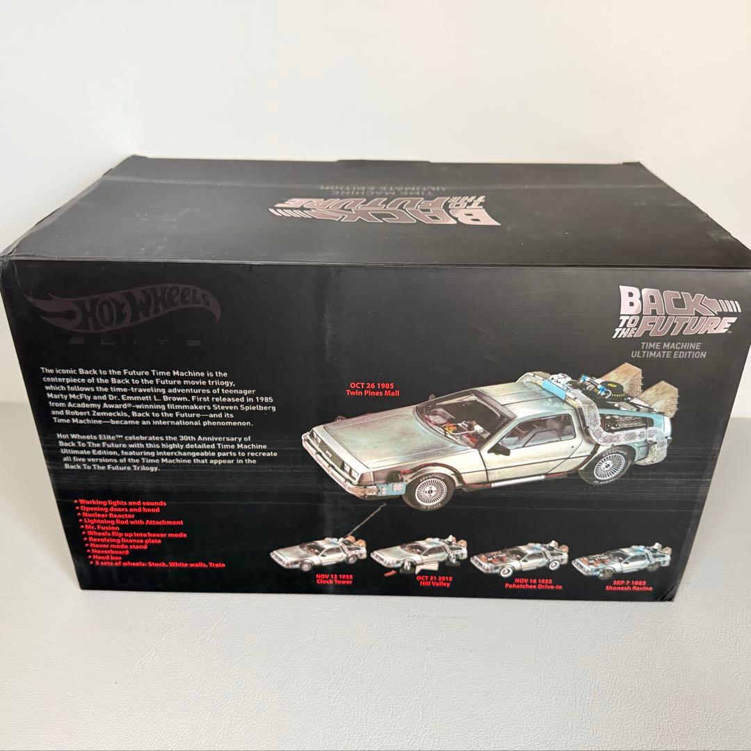 デロリアン 1/18スケール モデル Hot Wheels