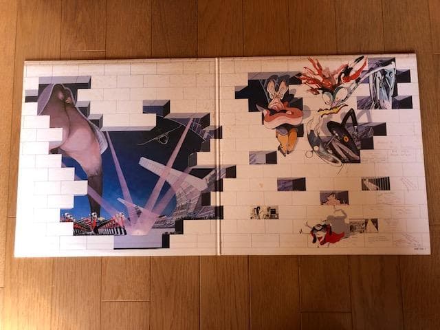 ピンクフロイド ザ・ウォール LP2枚組 名盤 プログレ d729y77