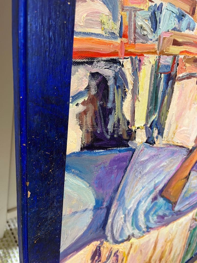 巨大ハワイアンアート 原画 真作 Ana Monaghan アナ・モナハン 額装