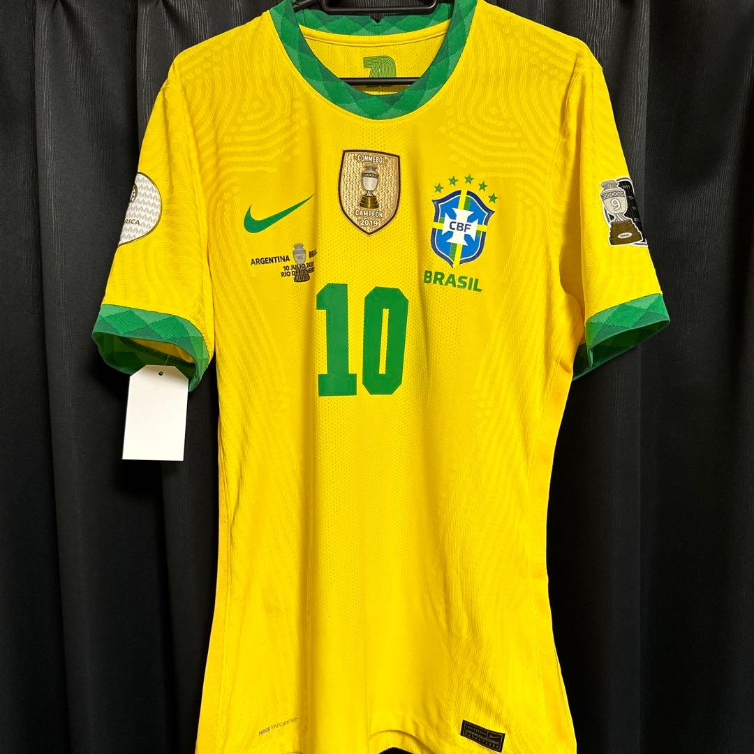 ネイマール　ユニフォーム　ブラジル代表　コパアメリカ決勝　支給品　証明書・写真付
