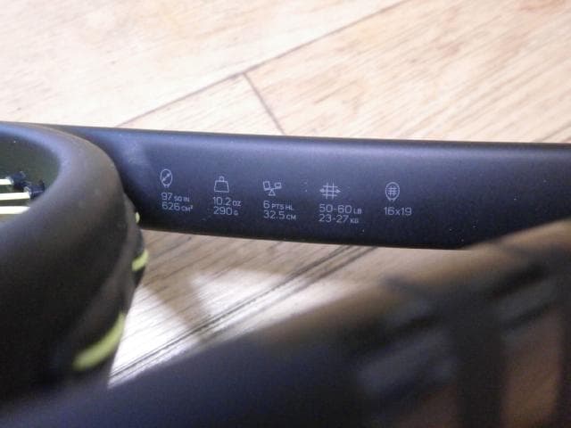 ウィルソン　プロスタッフ 97L　V11.5 グロメット付き　フェデラー