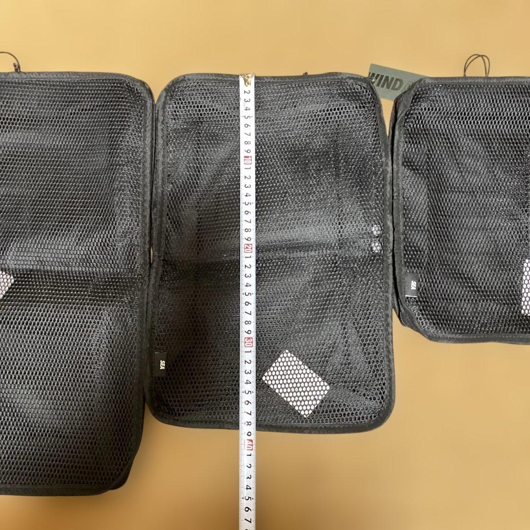 新品　WDS ウィンダンシー　トラベルポーチ　セット ブラック S M L