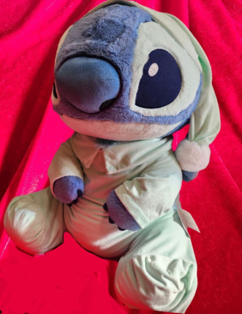 ディズニー　スティッチ　ぬいぐるみ　スーパービッグ　高さ約７５cm　パジャマ