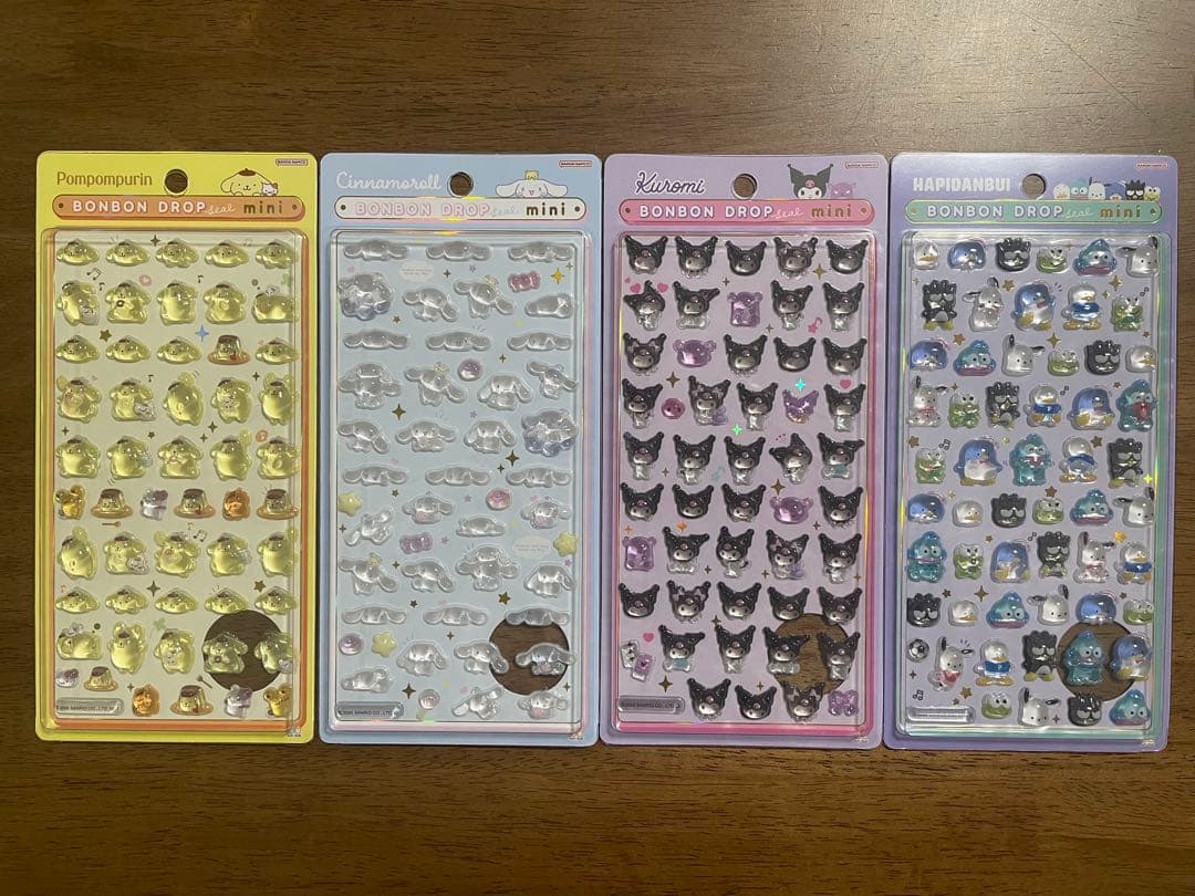 正規品 ボンボンドロップシールmini サンリオキャラクターズ 全8種