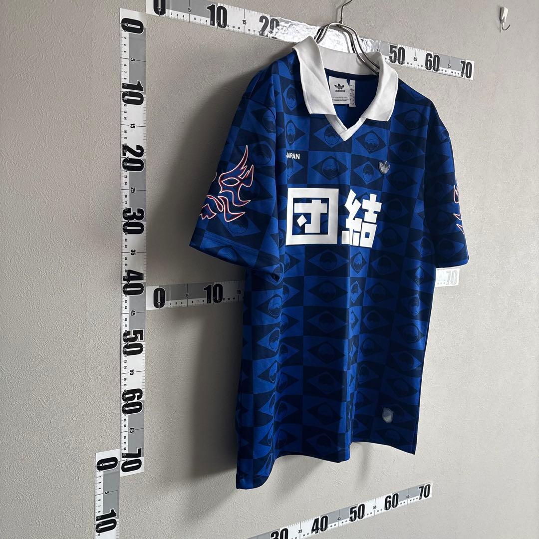 団結 炎 ファイアーadidas アディダス ユニフォーム ゲームシャツ XO