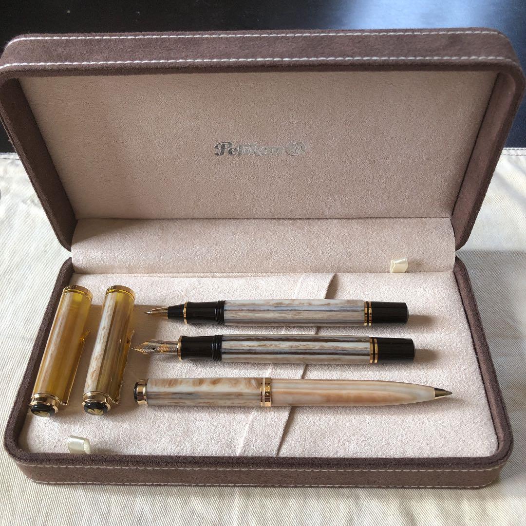 ペリカン　ピッツァ　ナボーナ　万年筆　ローラーボール　ボールペンのセット販売