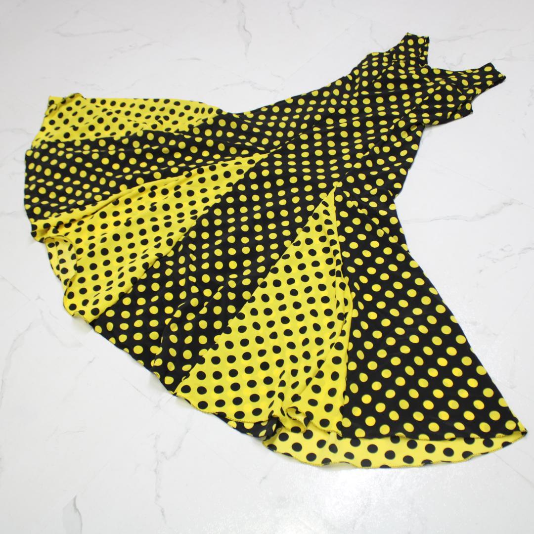 【美品 フラメンコ衣装】イエロー＆ブラック prima boutique ドレス