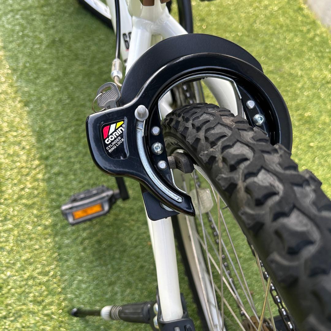 LOUIS GARNEAU j24 ホワイト 自転車 バスケット付き