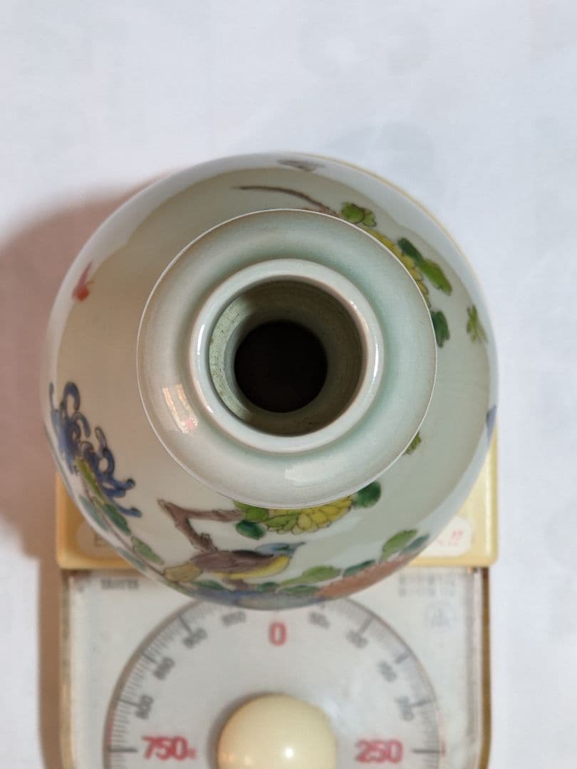♦中国陶磁 粉彩 花鳥図 瓶 花瓶 光緒年製 コレクション 骨董品アンティーク