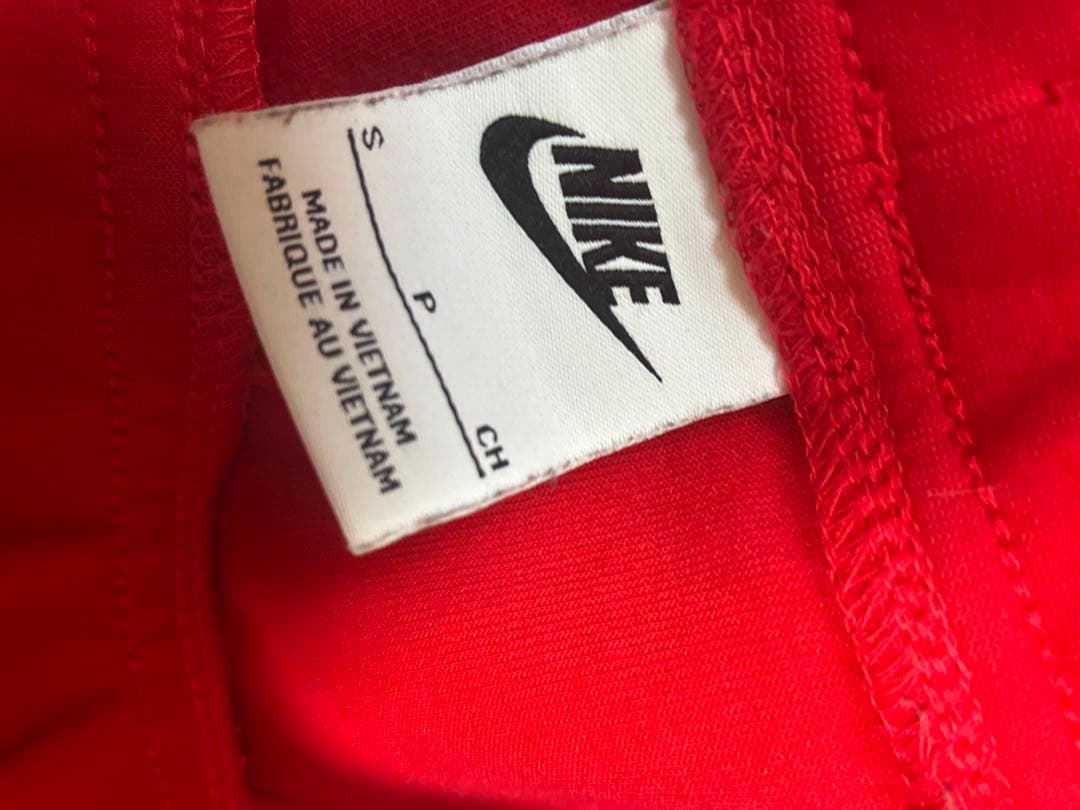 海外限定❗️Nike Tech Fleece S テックフリースレッド 上下セット