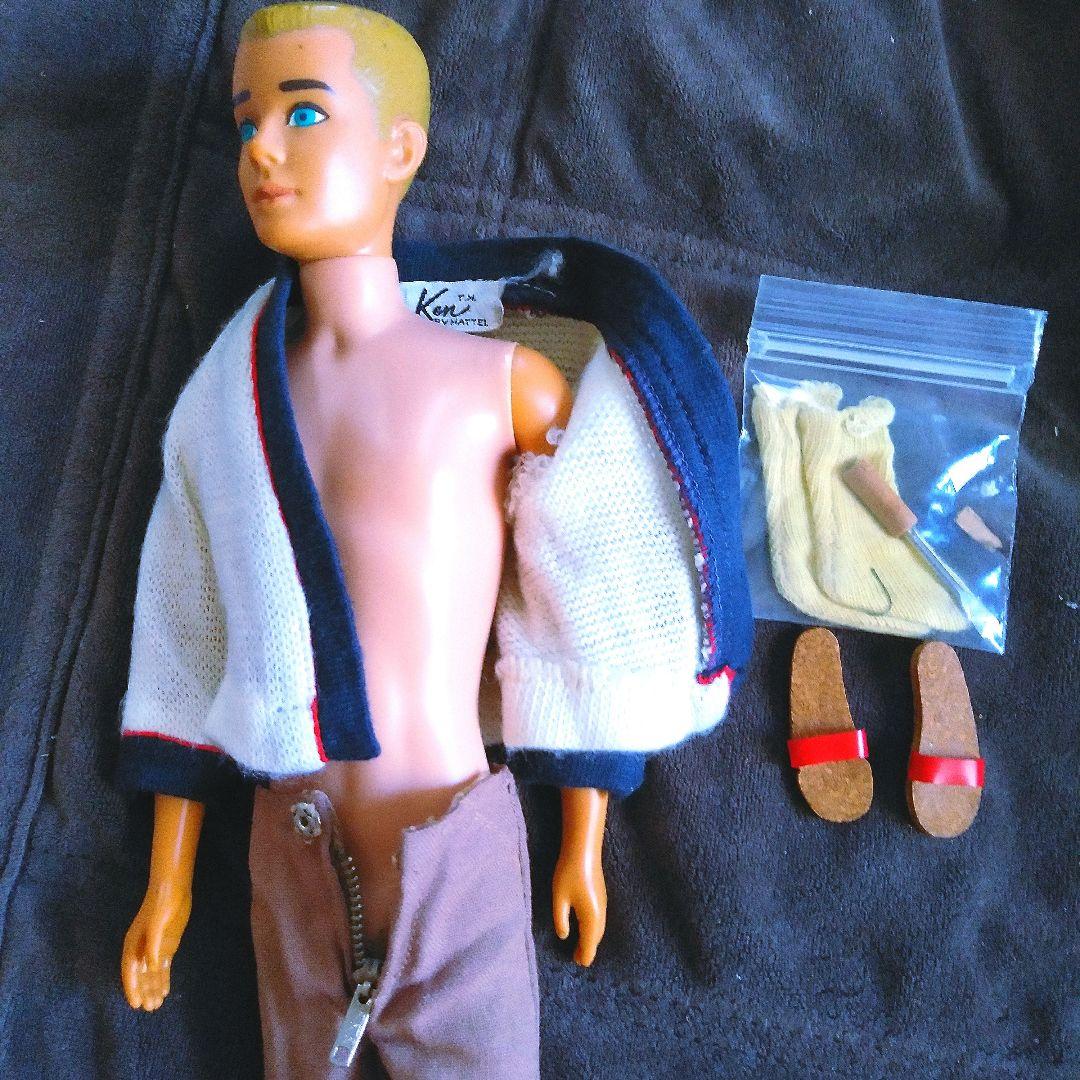 ❣️希少#ビンテージバービー#ケン…1960年#USA製#ケン着せ替え衣装付き～