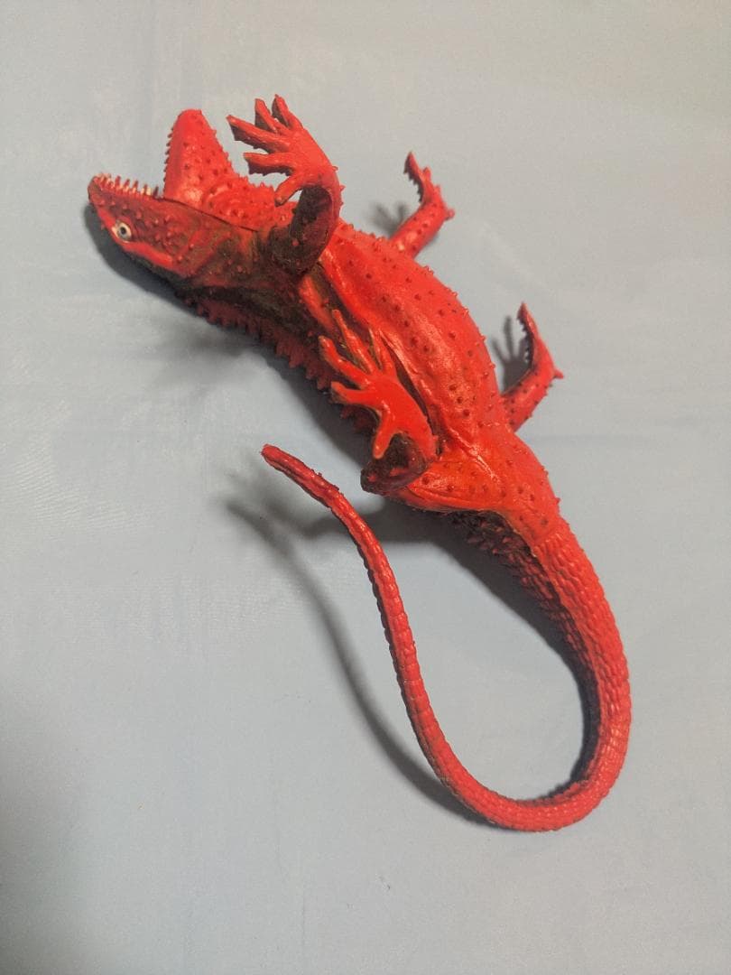 トカゲ プラスチック フィギュア シマテン