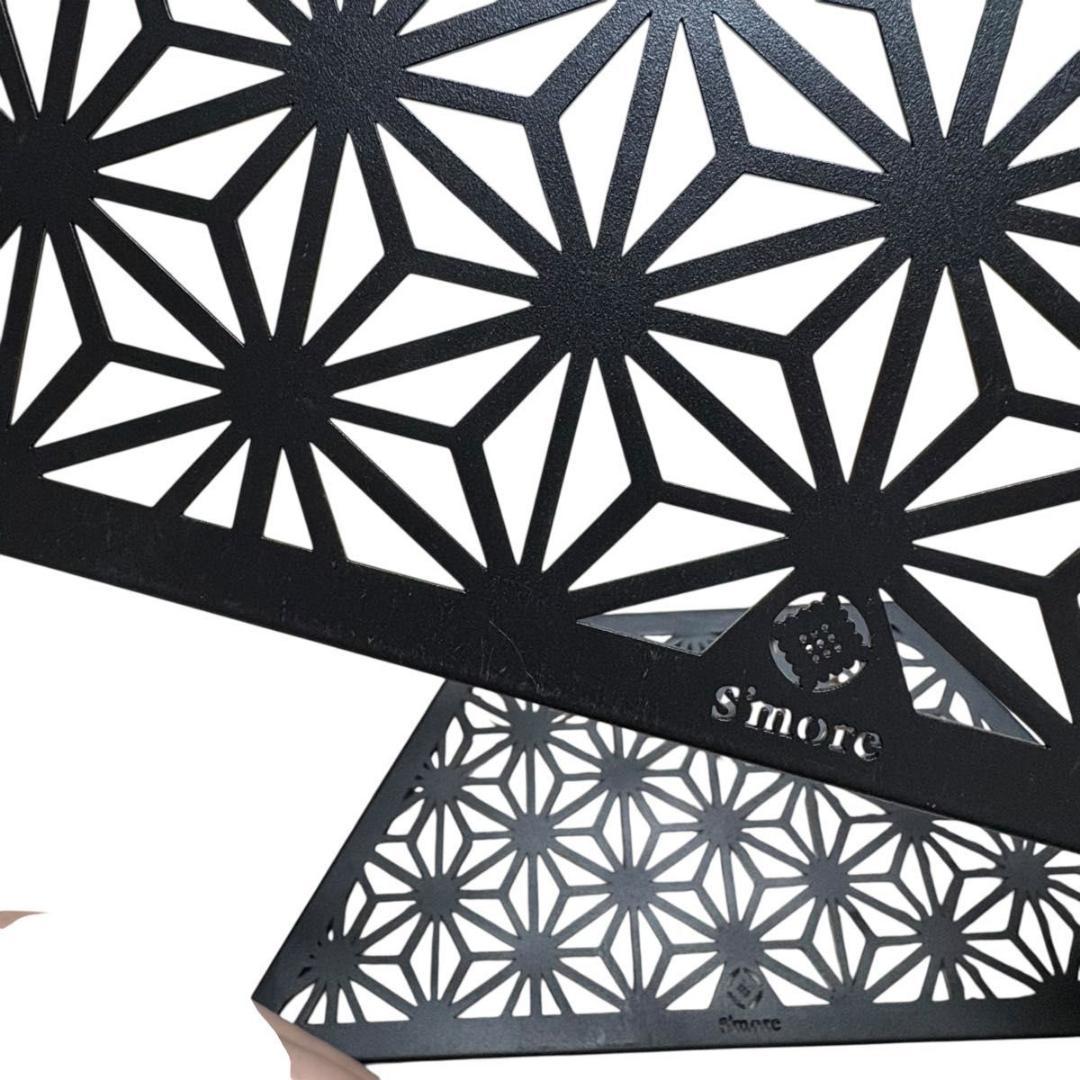 S'more(スモア) 和柄アウトドアテーブル　２枚セット