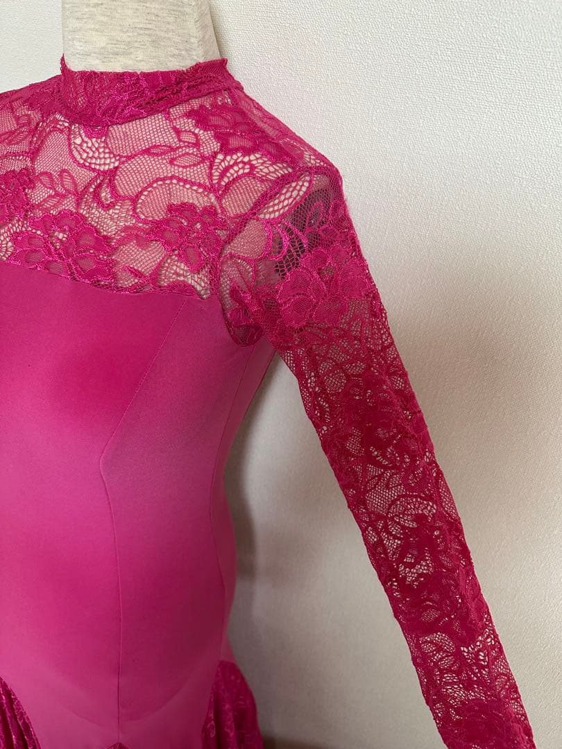 社交ダンスgentil ジャンティ　スタンダード ドレス　ワンピース