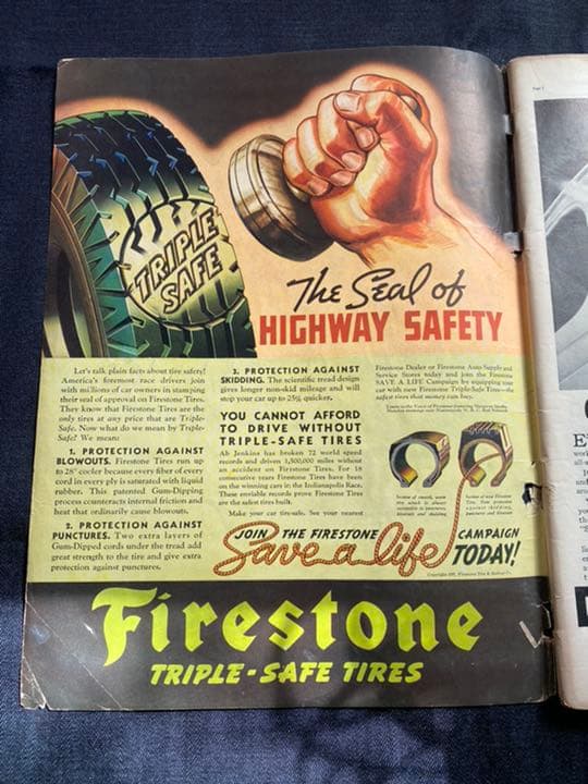 雑誌LIFE アンティーク　広告　1937