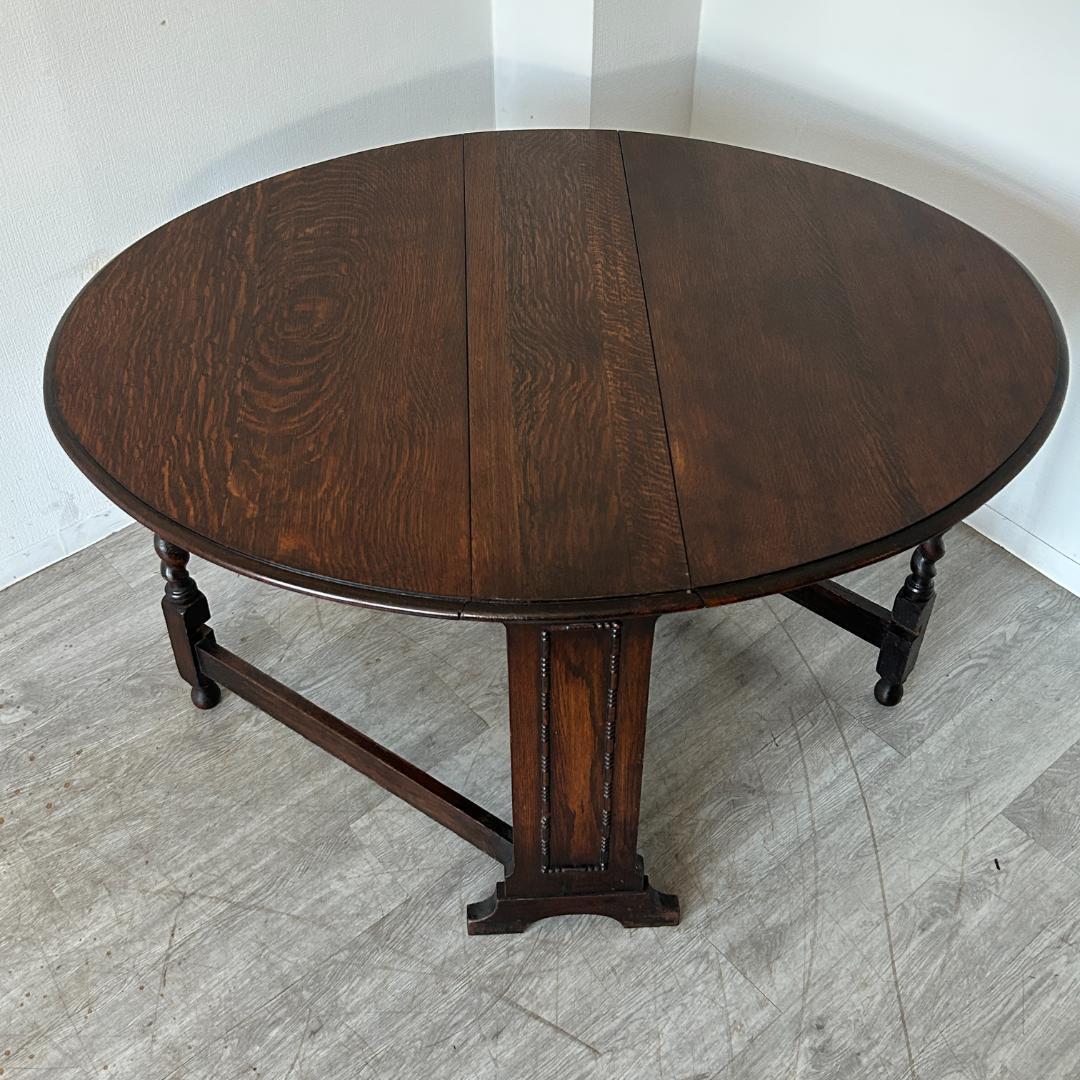 イギリス アンティーク家具 ゲートレッグテーブル 1930年頃 889A