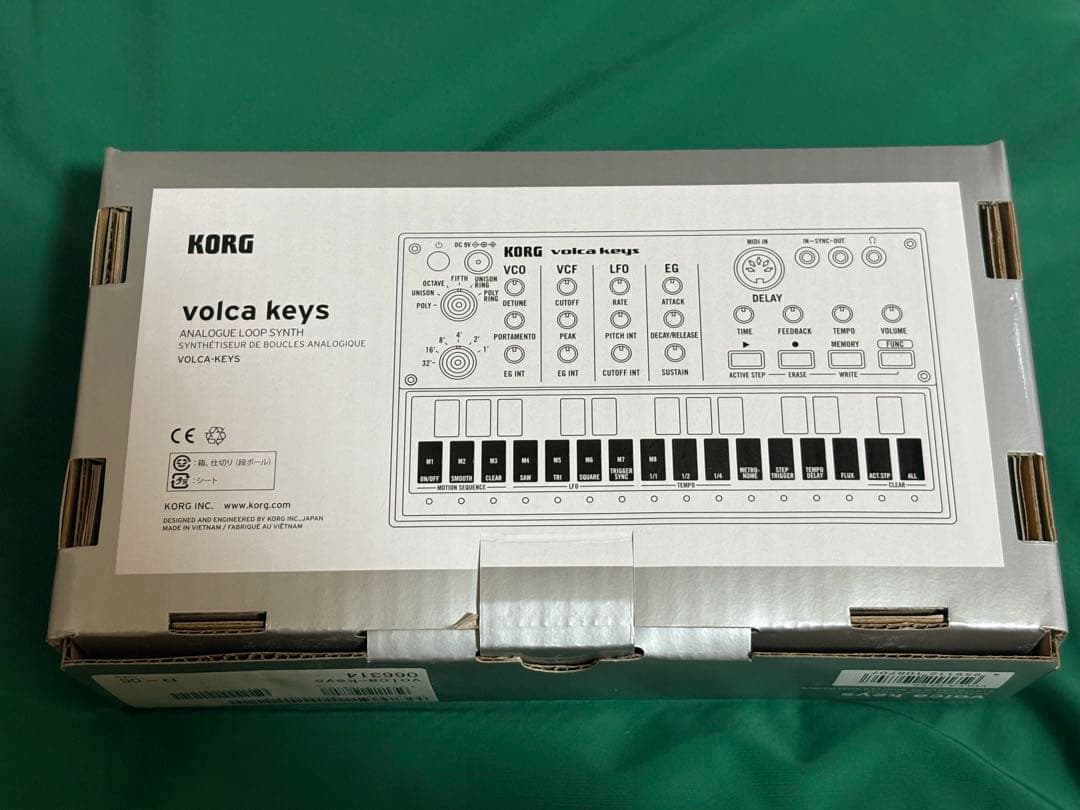 KORG volca keys 純正ACアダプターセット（動作確認済み）