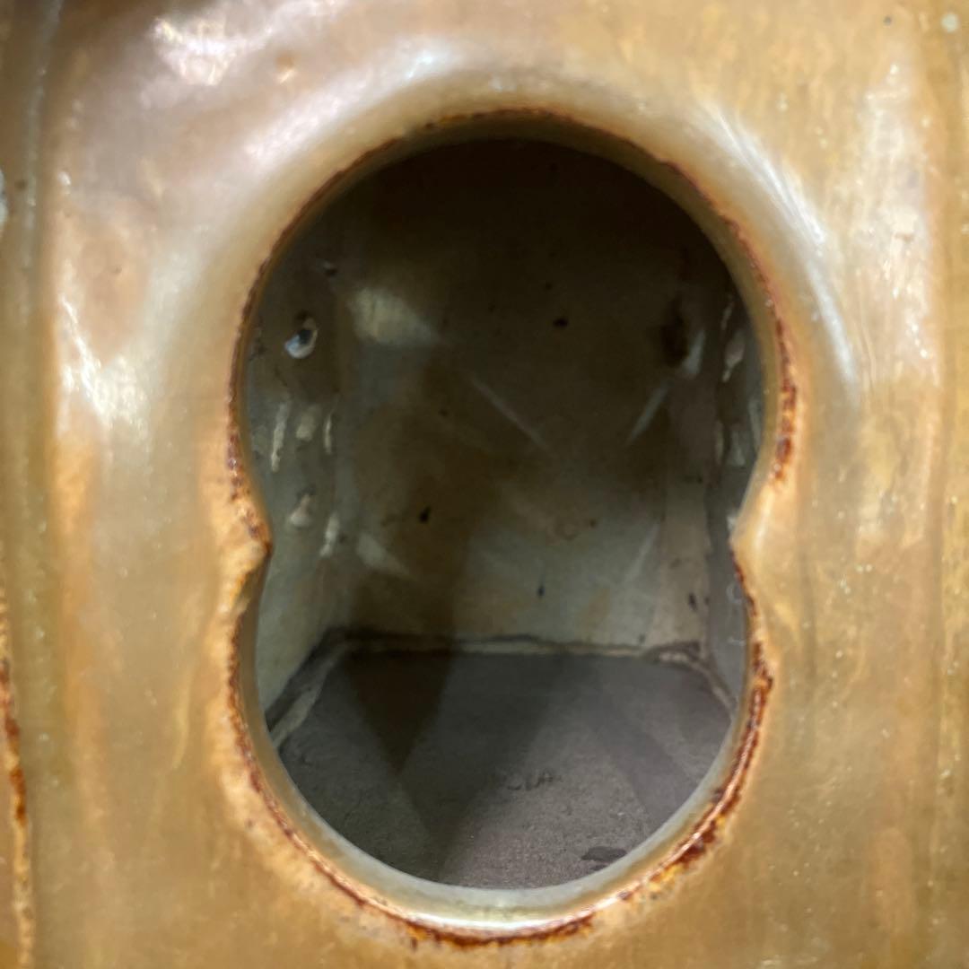 E-壁 中国美術 陶器製 陶枕 とうちん 透かし彫り 古銭文様 陶器製 雑貨