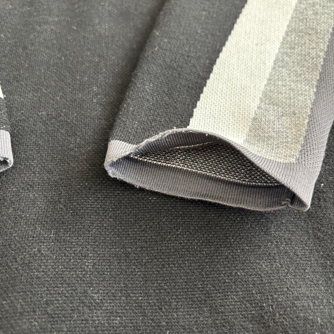 DESCENT GOLF ジップアップジャケット ブラック/グレー M