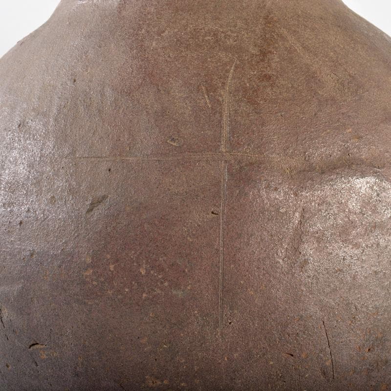 常滑焼　古常滑　室町時代　叩瓶　茶瓶　茶壷　時代箱付　M　R5233B