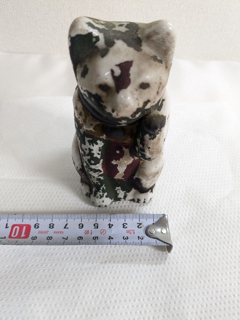 古いまねき猫 置物 アンティーク ヴィンテージ 古民家 骨董品