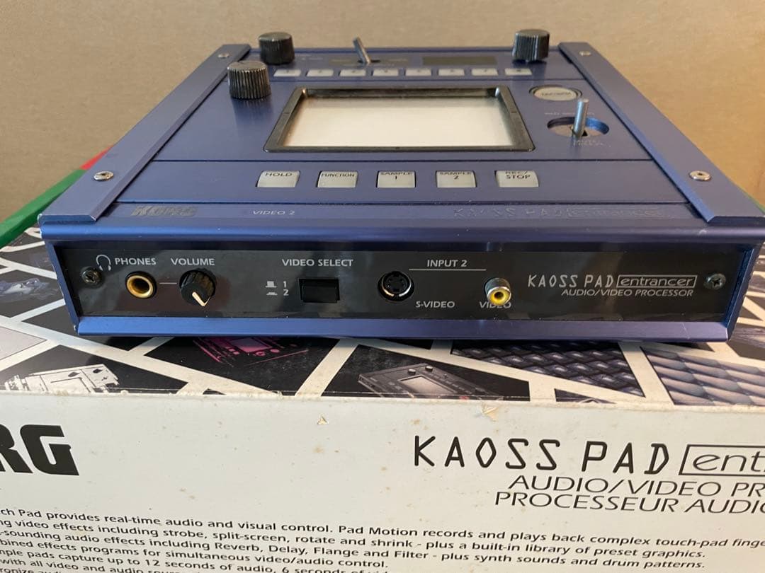 kaoss pad entrancer KPE1KORG P-10 ビデオシンセ